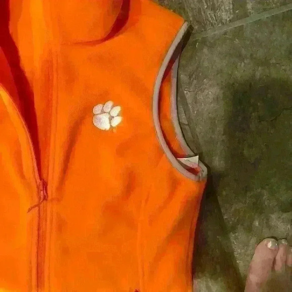 NWT Clemson Fleece Vest Size Small - Picture 5 of 5